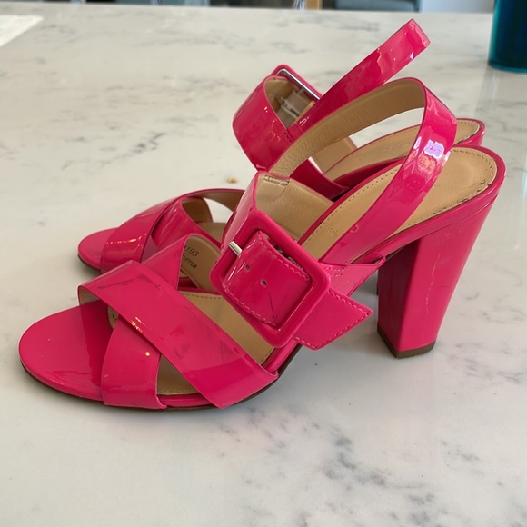 Pink block heel shoes - Picture 2 of 2